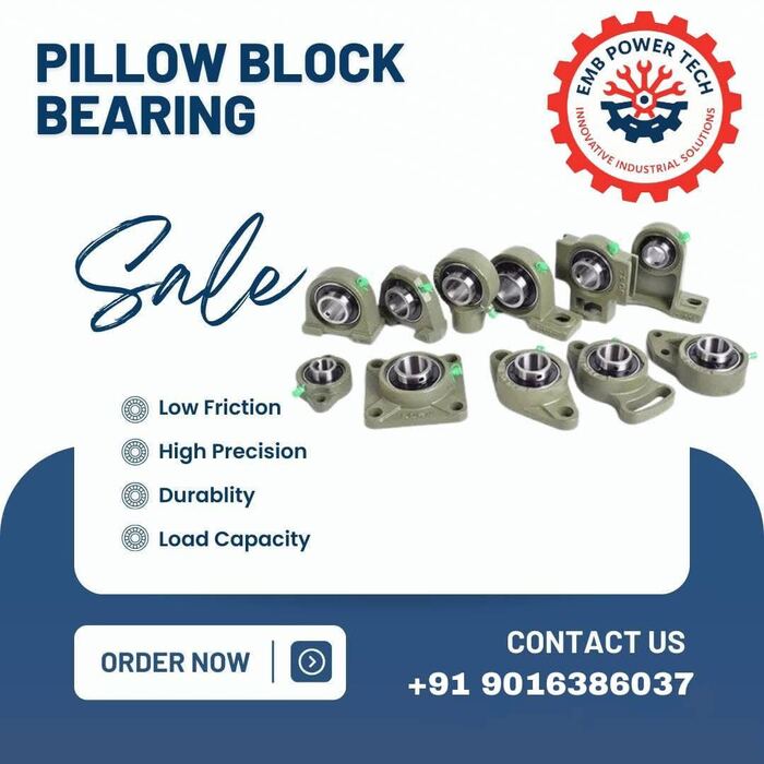Pillow Block Bearing UCP UCFL — EMB POWERTECH Bearing Suppliers Vatva Ahmedabad